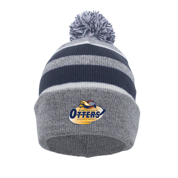 HOP - Pacific Headwear Knit Fold Over Pom Beanie