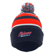 OLG - Pacific Headwear Knit Fold Over Pom Pom Beanie