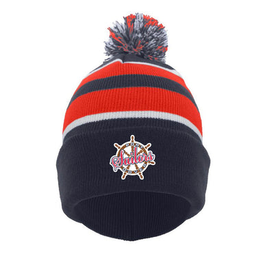 PDSP - Pacific Headwear Knit Fold Over Pom Beanie