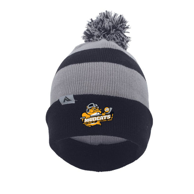 DMP - Pacific Headwear Knit Fold Over Pom Beanie