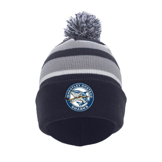 WOSP - Pacific Headwear Knit Fold Over Pom Beanie