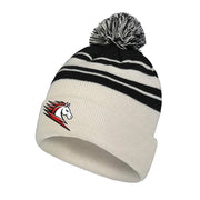 CCC - Knit Fold Over Pom-Pom Beanie