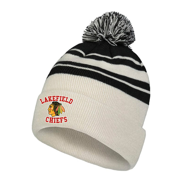 LCMH - PACIFIC HEADWEAR Knit Fold Over Pom-Pom Beanie