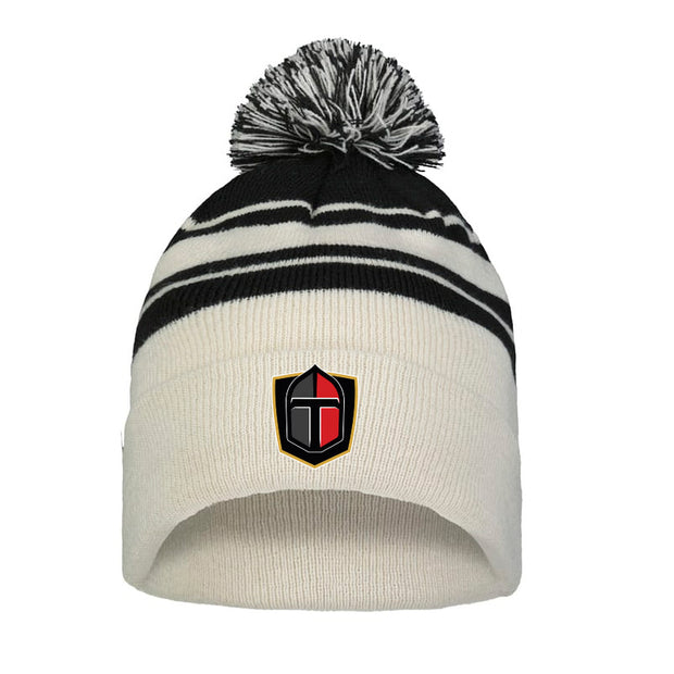 PTP - Pacific Headwear Knit Fold Over Pom Beanie