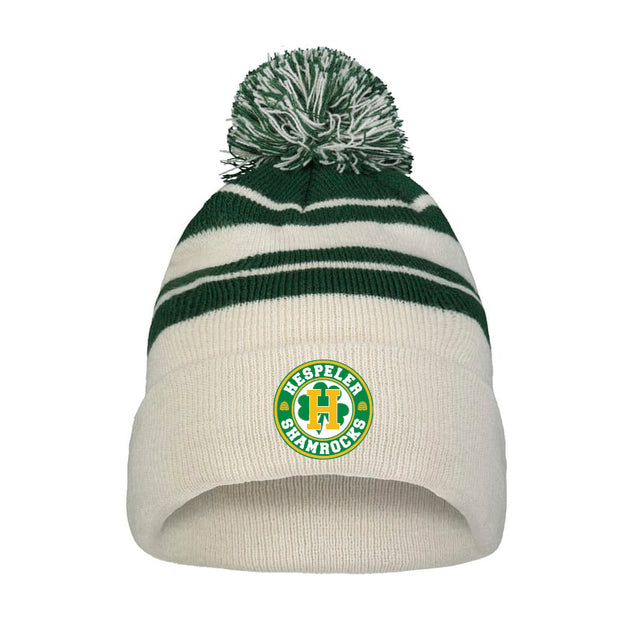 HSP - Pacific Headwear Knit Fold Over Pom Beanie