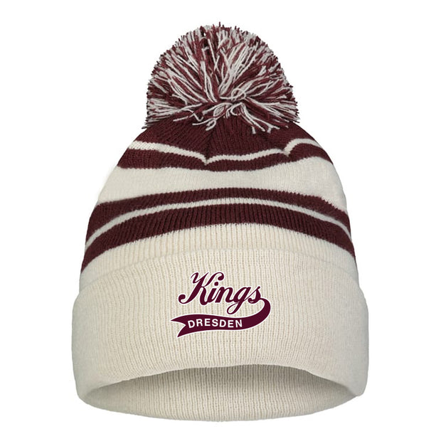 DKP - Pacific Headwear Knit Fold Over Pom Beanie