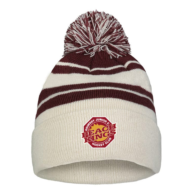 GPKP - Pacific Headwear Knit Fold Over Pom Beanie