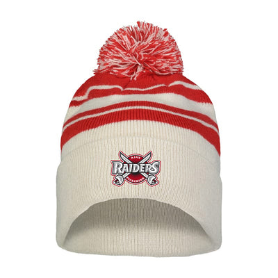 APR - Knit Fold Over Pom-Pom Beanie