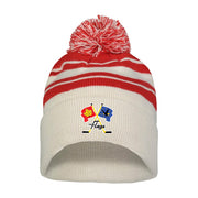 MJFP - Pacific Headwear Knit Fold Over Pom Beanie