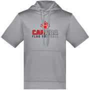 FCF - Augusta Adult Wicking Fleece SS Hoodie (Athletic Grey)