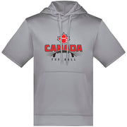 FCF - Augusta Adult Wicking Fleece SS Hoodie (Athletic Grey)