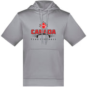 FCF - Augusta Adult Wicking Fleece SS Hoodie (Athletic Grey)