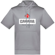 FCF - Augusta Adult Wicking Fleece SS Hoodie (Athletic Grey)