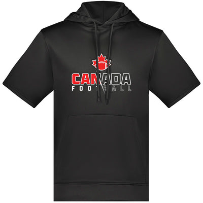 FCF - Augusta Adult Wicking Fleece SS Hoodie (Black)