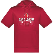 FCF - Augusta Adult Wicking Fleece SS Hoodie (Scarlet)