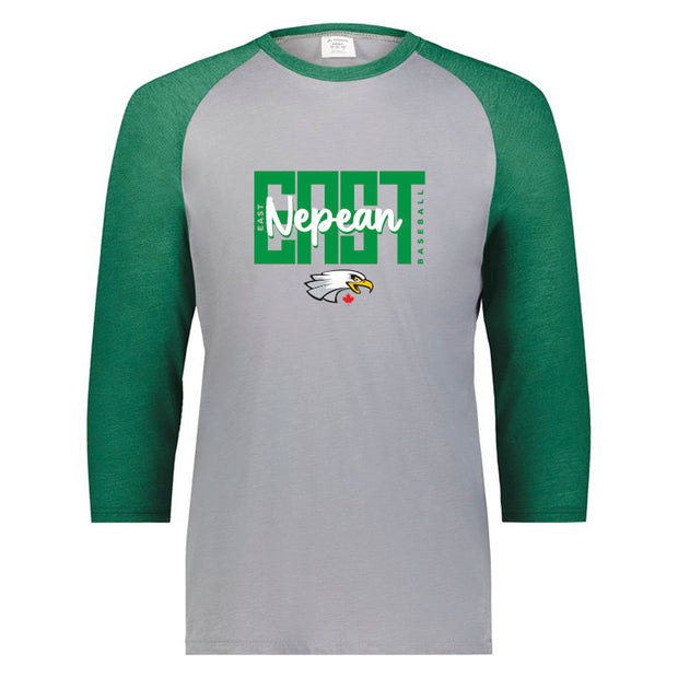 ENL - Augusta Adult Gameday Vintage 3/4 Tee