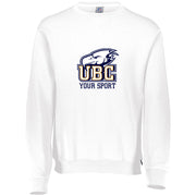 UBC - Russell Adult Dri-Power Fleece Crew Sweatshirt (Choose Your Sport)