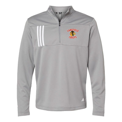 LCMH - Adidas Men's 3-Stripe Double Knit 1/4 Zip