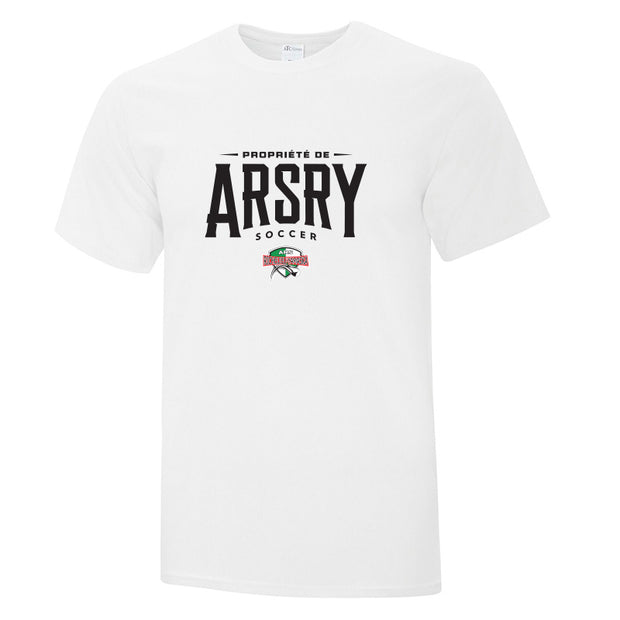 ARSRY - ATC Adult Cotton T-Shirt - WHITE