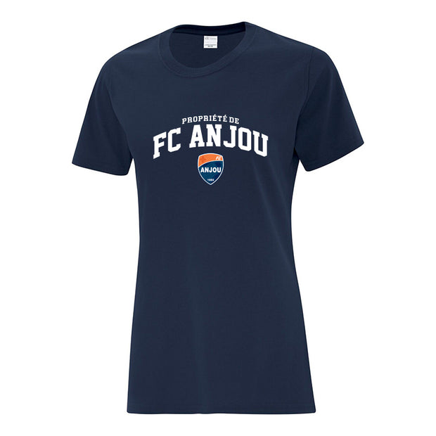 FCA - Everyday Cotton T-Shirt Ladies - Navy