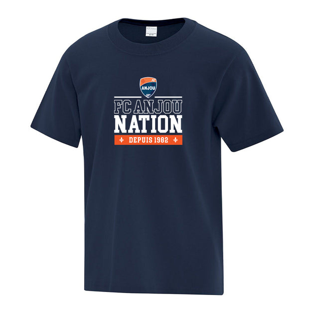 FCA - Everyday Cotton T-Shirt Youth - Navy