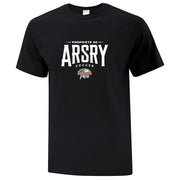 ARSRY - ATC Adult Cotton T-Shirt - BLACK