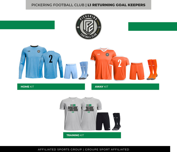 L1 - Returning Goalkeeper Kit