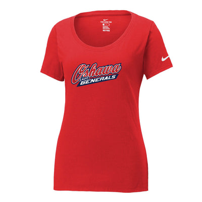 OLG - Nike Women's Team Poly/Cotton Swoosh Tee