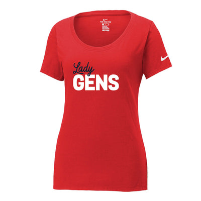 OLG - Nike Women's Team Poly/Cotton Swoosh Tee