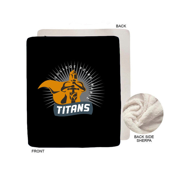 CRM - Sherpa Full Wool Mink Throw