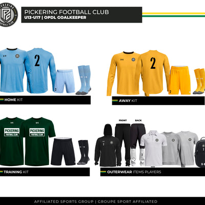 OPDL - U13-U17 Goalkeeper Kit (2025/26)