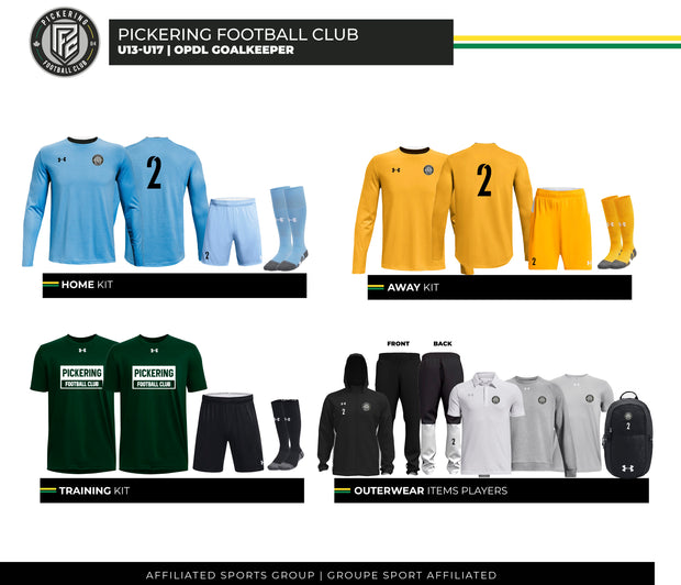 OPDL - U13-U17 Goalkeeper Kit (2025/26)