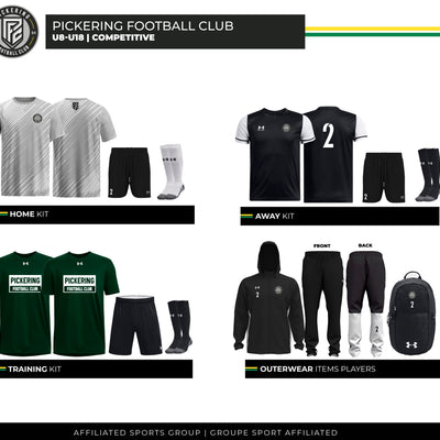 PFC - U8-U18 Competitive Kit (2025/26)
