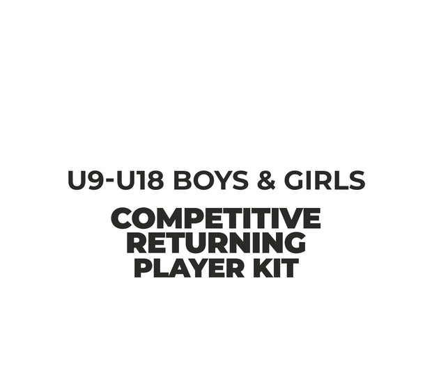 PFC - U9-U18 Boys & Girls Competitive Returning Player Kit