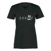 RSEQ - Chandail manches courtes 100 % polyester Femme