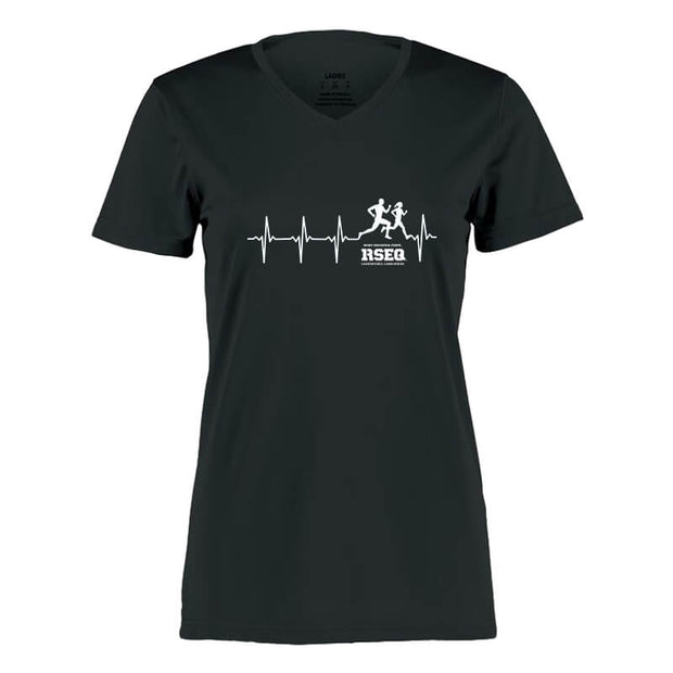RSEQ - Chandail manches courtes 100 % polyester Femme