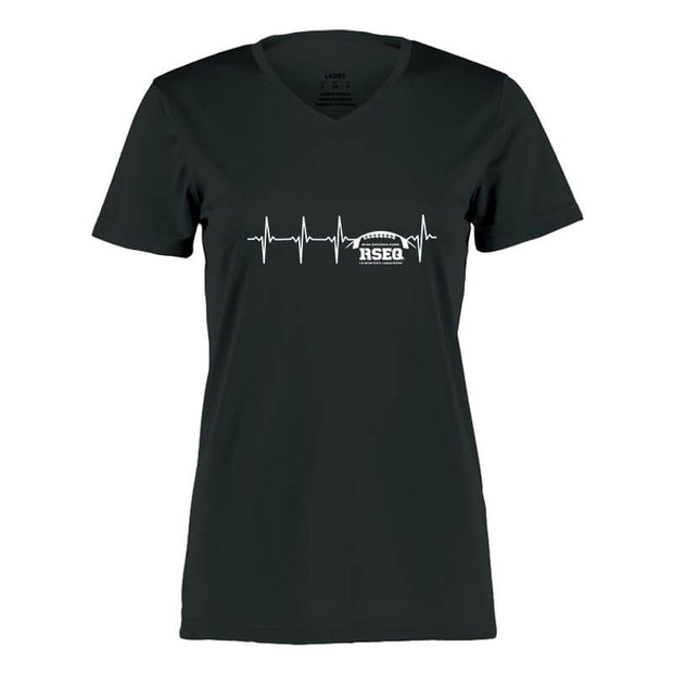 RSEQ - Chandail manches courtes 100 % polyester Femme