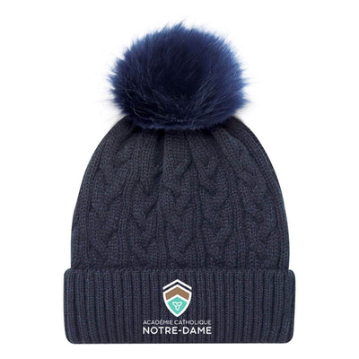ACND - Cuff Toque - Faux Fur Pompom
