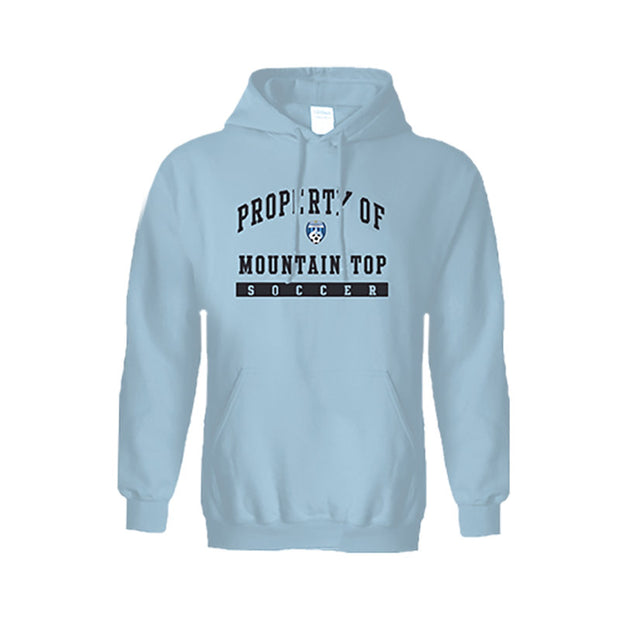 MTS - Heavyweight Blend Hood Sweatshirt (Full White Logo)