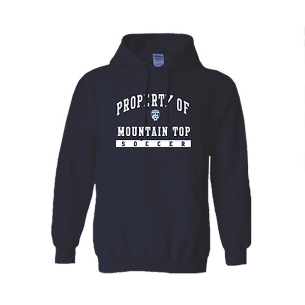 MTS - Heavyweight Blend Hood Sweatshirt (Full White Logo)